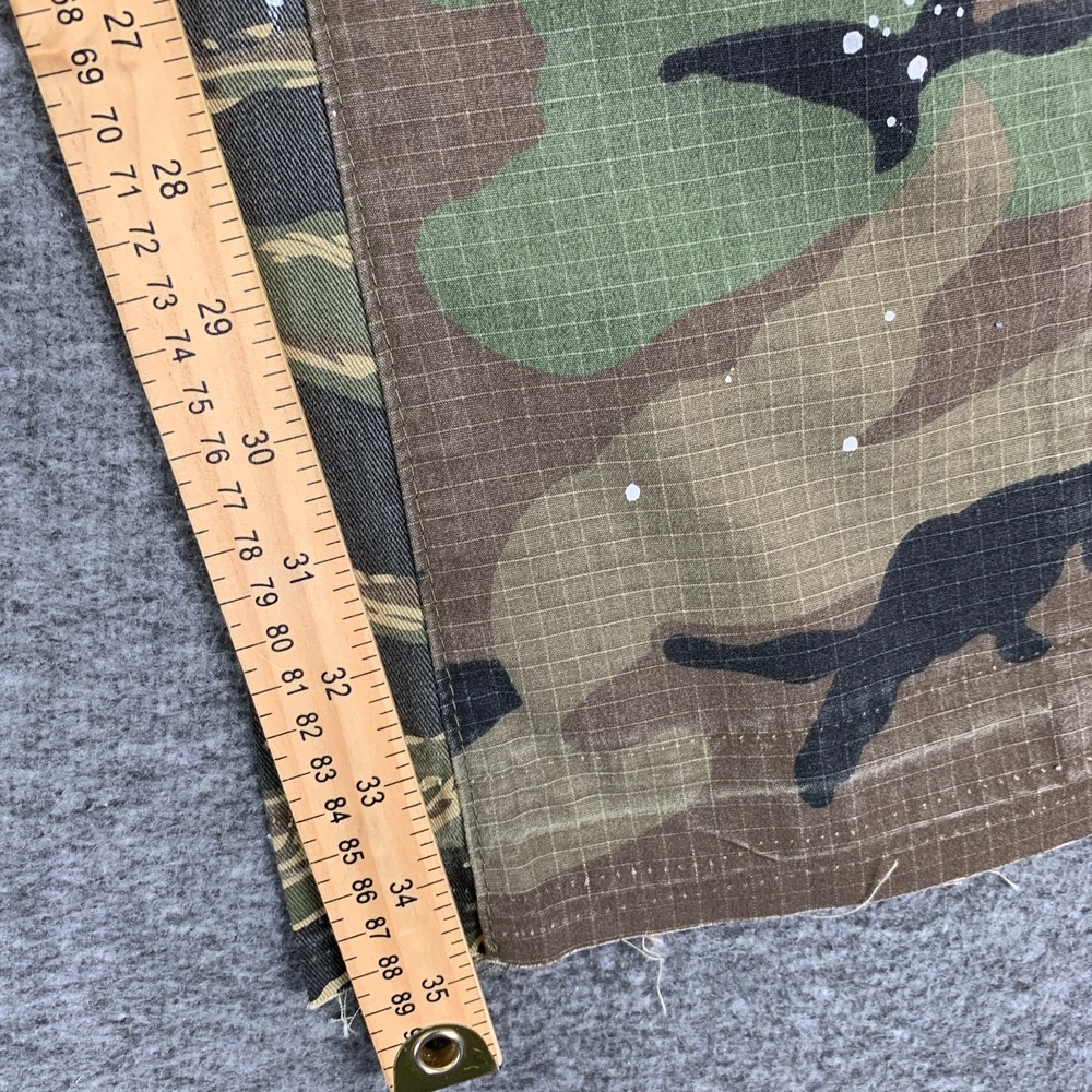 MNML Bootcut Camo Pants Men 33x35 Streetwear Fashion Paint Splatter Grunge NEW - Picture 7 of 11